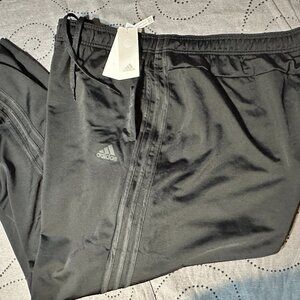 ADIDAS BLACK SWEATPANTS JOGGERS SIZE 5XL MEN NWT $65